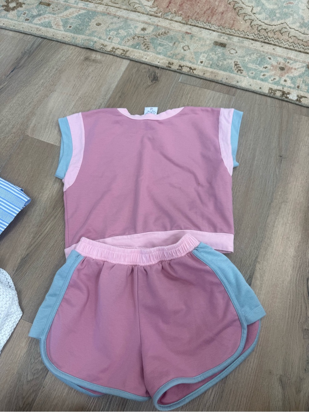 Southern Proper Dusty Pink Lounge Shorts and top set